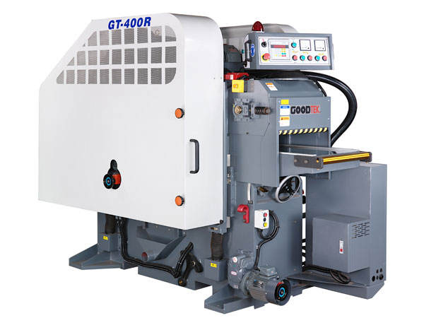 Double-Side Planer & Rectangular Rip Saw GT-400R is special designed for furniture or prepare material factory which need to cut big timber for small quantity and different of process.